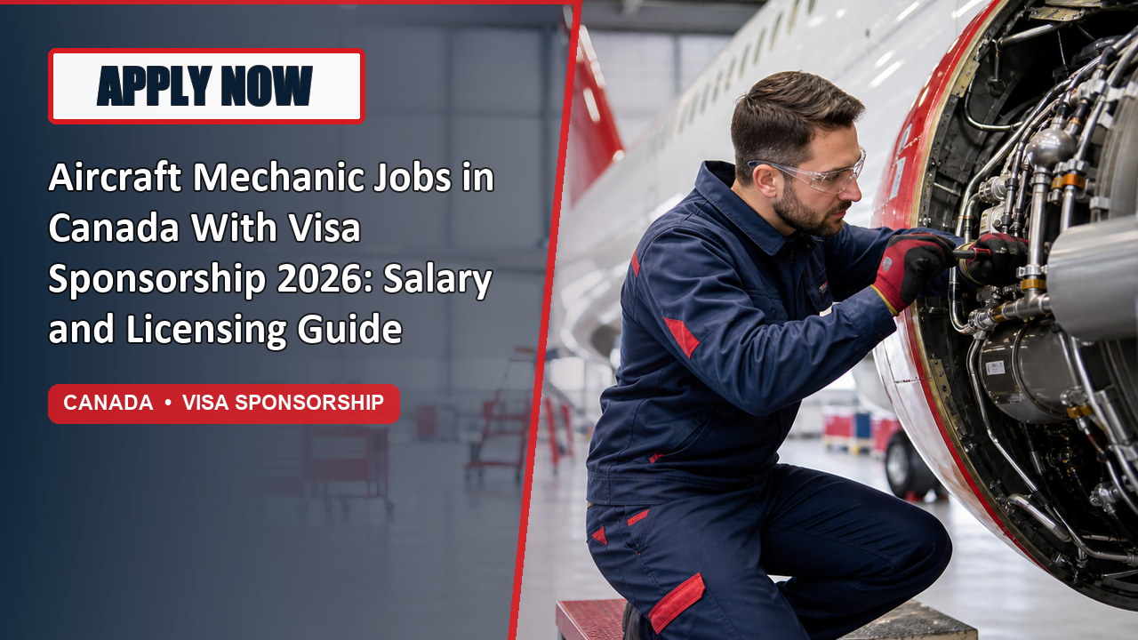 Aircraft Mechanic Jobs in Canada With Visa Sponsorship 2026: Salary and Licensing Guide - Apply Now