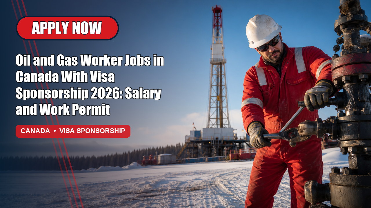 Oil and Gas Worker Jobs in Canada With Visa Sponsorship 2026: Salary and Work Permit - Apply Now