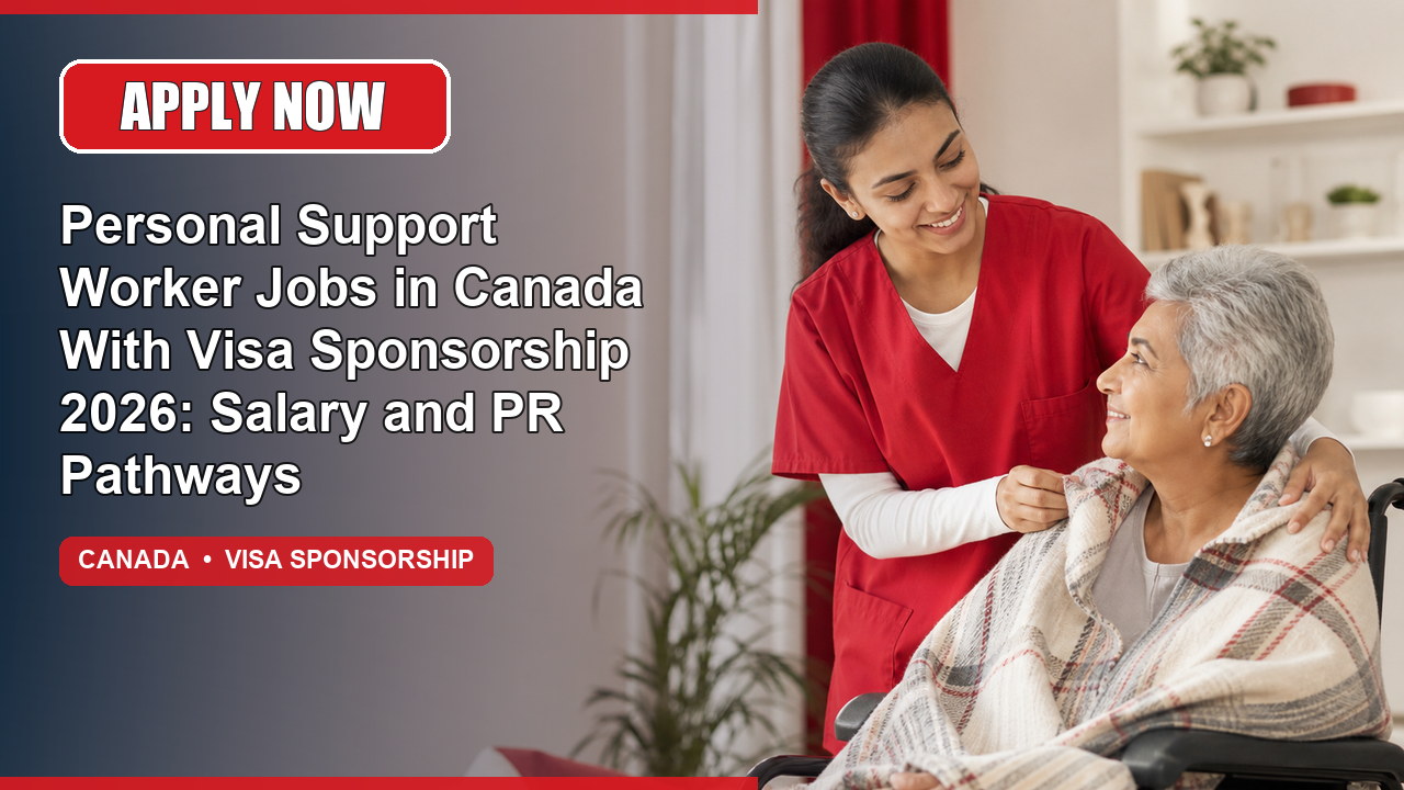 Personal Support Worker Jobs in Canada With Visa Sponsorship 2026: Salary and PR Pathways - Apply Now