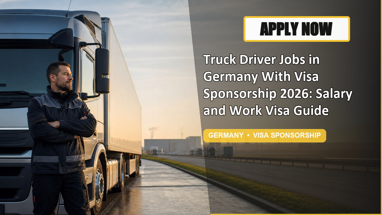 Truck Driver Jobs in Germany With Visa Sponsorship 2026: Salary and Work Visa Guide - Apply Now